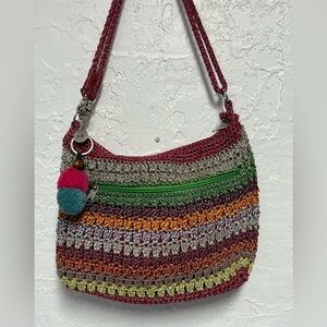 The Sak Multicolor Crochet Shoulder Bag
